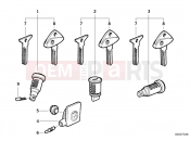BMW MOTORRAD F 650 GS 00 (0172,0182) Locks