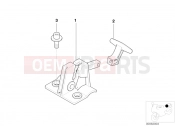 BMW MOTORRAD F 650 GS 00 (0172,0182) Dualseat locking mechanism