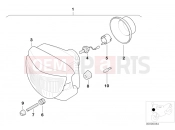 BMW MOTORRAD F 650 GS 00 (0172,0182) Headlight