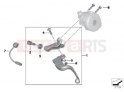 BMW Motorrad BMW 2003 F-Models F 650 GS 04 (0175,0185) Clutch control assembly