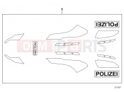 BMW Motorrad BMW 2003 F-Models F 650 GS 04 (0175,0185) Government authorities sticker