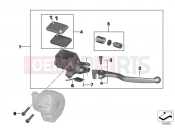 BMW Motorrad BMW 2003 F-Models F 650 GS Dakar 04 (0176,0186) Handbrake lever
