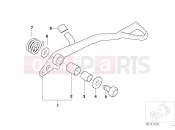 BMW Motorrad BMW 2003 F-Models F 650 GS Dakar 04 (0176,0186) Brake pedal