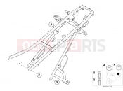 BMW Motorrad BMW 2003 F-Models F 650 GS Dakar 04 (0176,0186) Rear frame