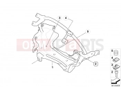 BMW Motorrad BMW 2003 F-Models F 650 GS Dakar 04 (0176,0186) Bracket f cockpit trim panel