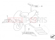 BMW Motorrad BMW 2003 F-Models F 650 GS Dakar 04 (0176,0186) Stick-on label