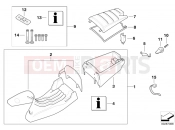 BMW Motorrad BMW 2003 F-Models F 650 GS Dakar 04 (0176,0186) Single seat with luggage bin