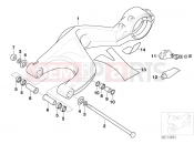 BMW MOTORRAD F 650 CS 02 (0174,0184) Rear wheel swinging arm