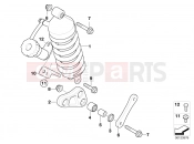 BMW MOTORRAD F 650 CS 02 (0174,0184) Spring strut comfort