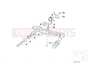 BMW MOTORRAD F 650 CS 02 (0174,0184) Brake pedal
