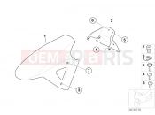 BMW MOTORRAD F 650 CS 02 (0174,0184) Front mudguard