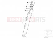BMW Motorrad BMW 2003 F-Models F 650 CS 04 (0177,0187) Telescope fork slide tube