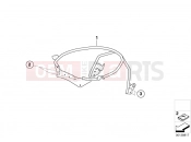 BMW Motorrad BMW 2003 F-Models F 650 CS 04 (0177,0187) Stowage compartment frame