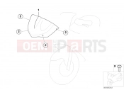 BMW Motorrad BMW 2003 F-Models F 650 CS 04 (0177,0187) Instrument cover
