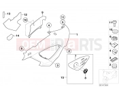 BMW Motorrad BMW 2003 F-Models F 650 CS 04 (0177,0187) Fairing side section