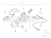 BMW Motorrad BMW 2003 F-Models F 650 CS 04 (0177,0187) Retrofit kit, socket