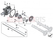 BMW Motorrad BMW 2016 F-Models K7x F 800 GS Adve. 16 (0B55, 0B65) Water pump