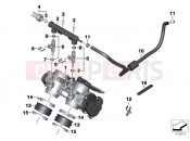 BMW Motorrad BMW 2016 F-Models K7x F 800 GS Adve. 16 (0B55, 0B65) Throttle Housing Assy