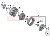 BMW Motorrad BMW 2016 F-Models K7x F 800 GS Adve. 16 (0B55, 0B65) Clutch - single parts