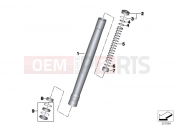 BMW Motorrad BMW 2016 F-Models K7x F 800 GS Adve. 16 (0B55, 0B65) Stanchion