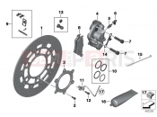 BMW Motorrad BMW 2016 F-Models K7x F 800 GS Adve. 16 (0B55, 0B65) Front wheel brake