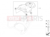 BMW Motorrad BMW 2016 F-Models K7x F 800 GS Adve. 16 (0B55, 0B65) Set, luggage carrier, small