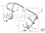 BMW Motorrad BMW 2016 F-Models K7x F 800 GS Adve. 16 (0B55, 0B65) Engine protection bar