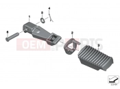 BMW Motorrad BMW 2016 F-Models K7x F 800 GS Adve. 16 (0B55, 0B65) Rear footrests