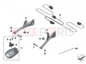 BMW Motorrad BMW 2016 F-Models K7x F 800 GS Adve. 16 (0B55, 0B65) LED auxiliary headlight