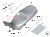 BMW Motorrad BMW 2016 F-Models K7x F 800 GS Adve. 16 (0B55, 0B65) Bench seat, high