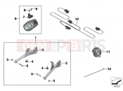 BMW Motorrad BMW 2016 F-Models K7x F 800 GS Adve. 16 (0B55, 0B65) Retrofit LED auxiliary headlight