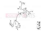 BMW Motorrad BMW 2016 R-Models K5x R 1200 GS (0A01, 0A11) Brake line front