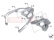 BMW Motorrad BMW 2016 R-Models K5x R 1200 GS (0A01, 0A11) Handle rear