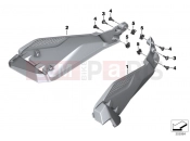 BMW Motorrad BMW 2016 R-Models K5x R 1200 GS (0A01, 0A11) Tank side cover