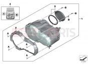 BMW Motorrad BMW 2016 R-Models K5x R 1200 GS (0A01, 0A11) LED headlight