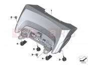 BMW Motorrad BMW 2016 R-Models K5x R 1200 RT (0A03, 0A13) Seat bench adapter