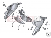 BMW Motorrad BMW 2016 R-Models K5x R 1200 R (0A04, 0A14) Bracket f instrument cluster