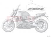BMW Motorrad BMW 2016 R-Models K5x R 1200 R (0A04, 0A14) Stick-on label