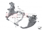 BMW Motorrad BMW 2016 C-Models C evolution (0C03) Front panel carrier