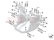 BMW Motorrad BMW 2016 C-Models C evolution (0C03) Front carrier on left / right