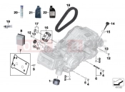 BMW Motorrad BMW 2016 C-Models C 650 Sport 16 (0C04, 0C14) Engine oil / maintenance service