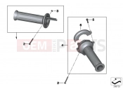 BMW Motorrad BMW 2016 C-Models C 650 Sport 16 (0C04, 0C14) Handlebar grips
