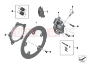 BMW Motorrad BMW 2016 C-Models C 650 Sport 16 (0C04, 0C14) Front wheel brake