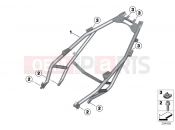 BMW Motorrad BMW 2016 C-Models C 650 Sport 16 (0C04, 0C14) Rear frame