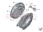 BMW Motorrad BMW 2016 C-Models C 650 Sport 16 (0C04, 0C14) Storage compartment, rear