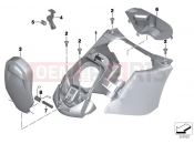 BMW Motorrad BMW 2016 C-Models C 650 Sport 16 (0C04, 0C14) Fuel tank cover