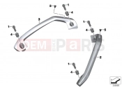 BMW Motorrad BMW 2016 C-Models C 650 Sport 16 (0C04, 0C14) Handle rear