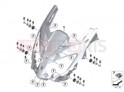 BMW Motorrad BMW 2016 C-Models C 650 Sport 16 (0C04, 0C14) Headlight mount