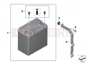 BMW Motorrad BMW 2016 C-Models C 650 Sport 16 (0C04, 0C14) Battery AGM