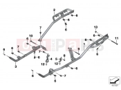 BMW Motorrad BMW 2016 C-Models C 650 GT 16 (0C05, 0C15) Bracket for running board